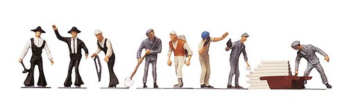 Juego de figuras Faller 151011 escala HO trabajadores de la construcción (juego de 10) | Zustand: New