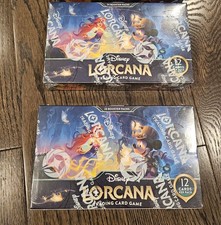 2025 Disney Lorcana TCG Whispers In The Well Booster Box SEALED x 2 English