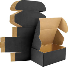 6X4X3 Inches Shipping Boxes Set of 25, Small Corrugated Cardboard Box, Literatur