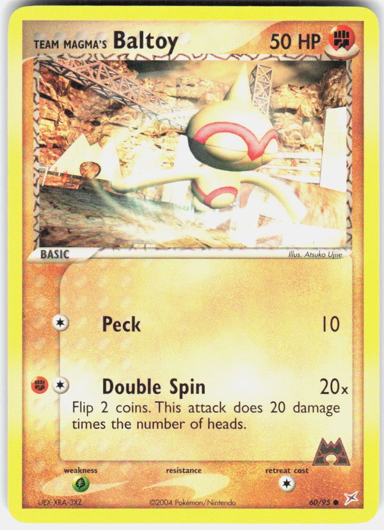 Team Magma's Baltoy 60/95 Team Magma vs Team Aqua Pokemon