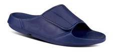 New OOFOS Women's OOahh Sport Flex Slide - Navy All Sizes - Ships Free 44.17 