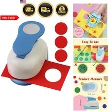 Craft Circle Hole Punch 1 Inch Paper Punch Shapes Scrapbook DIY Tool