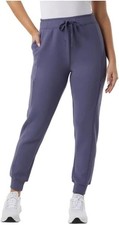 32 Degrees Heat Women's Active Tech Jogger Pant with Pockets, Blue Large