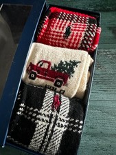 Polo Ralph Lauren Men's 3-Pack Truck Shirting Plaids Socks Giftbox