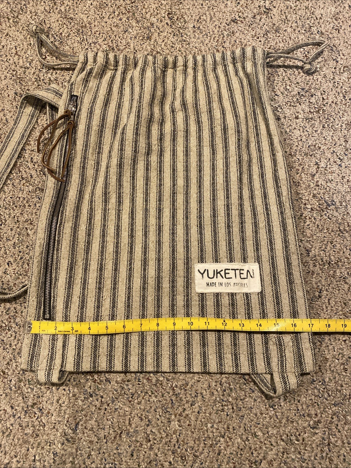 Rare Unique YUKETEN Shoulder Striped Bag image 9