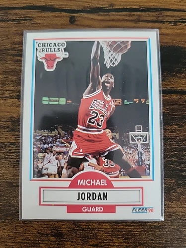 1990 Basketball Fleer Michael Jordan Chicago Bulls #26 Basketball Card 