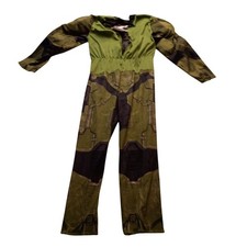 Halo Master Chief Costume Boy's 109269-WAL Spartan Armor Green Size S 4-6 New