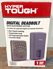 Hyper Tough Digital Deadbolt Electronic Keypad 1752004 Oil Rubbed Bronze NEW