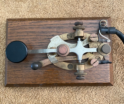 Vintage Western Electric Telegraph Key Keyer Morse Code Device