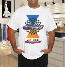 Mopar Performance Big Cotton USA T-Shirt White Color