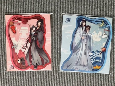 Mo Dao Zu Shi Wei Wuxian Lan Wangji Acrylic transparent card
