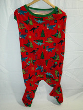 Wondershop XL Pet Pajamas Christmas Pajamas Red With Dinosaur Print With Defect