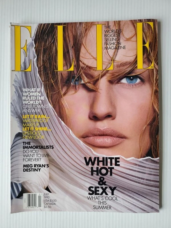 Magazine ELLE USA Juin 1990 - Édition Collector Avec Naomi Campbell, Yasmin Le Bon