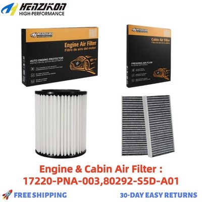 Combo Set Engine & Cabin Air Filter for Honda CR-V 2002-2006 L4 2.4L OE Spec