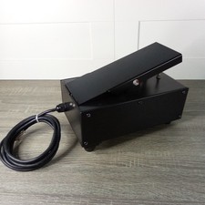 Industrial Wired Foot Control Pedal Black Metal 3-Pin Connector