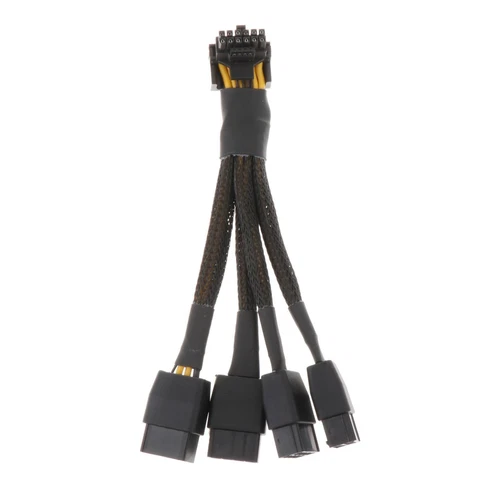 Extension Cables Extender 4x8 Pin to 16Pin (12+4) 12Vhpwr for Graphics Card