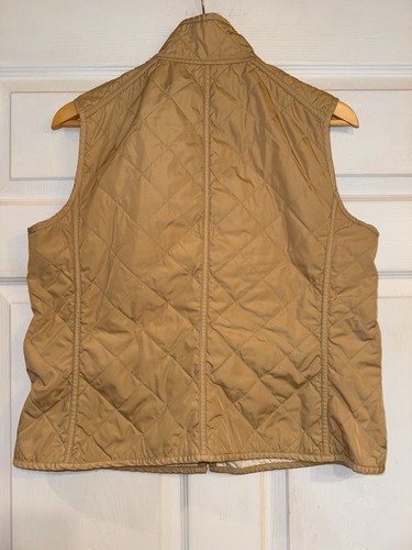 Lauren Ralph Lauren Weste Damen Large Beige Wende Gesteppt Wattiert Full Zip - Bild 5 von 10