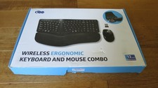 MK 960 Desktop Ergonomic Split Keyboard Mouse Wireless Bluetooth - NEW