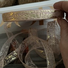 Dior Nastro Tessuto Nastro Ruban Edizione Limitata Oro Rosa 1 M Nuovo