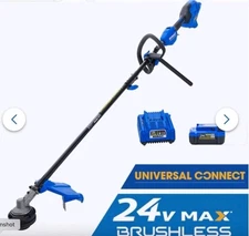 Kobalt 24-volt 15-in Split Shaft Attachment Capable Battery String Trimmer 4.0 A