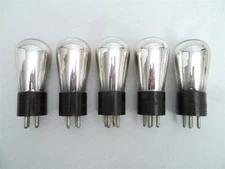 5x RCA RADIOTRON UX-201-A GLOBE VINTAGE TUBE HICKOK TESTED 100% 301A 01A UX-201A
