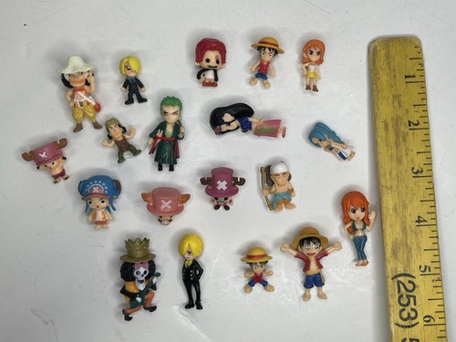 Japan One piece Zoro Sanji Mr. Luffy Nami Chopper Usopp Figure Toy Lot Of 19 - Picture 6 of 7
