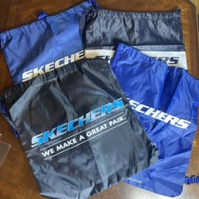 SKECHERS 1-Handle Drawstring Backpack/Bag LOT OF 4; 17" X 19.5”