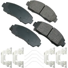 Akebono ACT1089A Ultra-Premium Ceramic Front Disc Brake Pads Grey