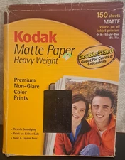 Open Box Matte Paper Heavy Weight Non-Glare Color Prints Kodak 40+ Sheets