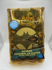 Vintage BATMAN Personal CD Player 60 Second Anti-Shock 2005 Kids Station NOS New