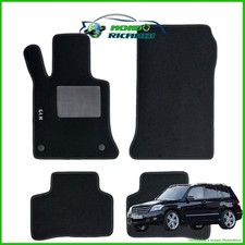 Serie 4 Teppiche - Teppichbodenmatten Schwarze f&uuml;r Mercedes GLK X204 - 2008- >