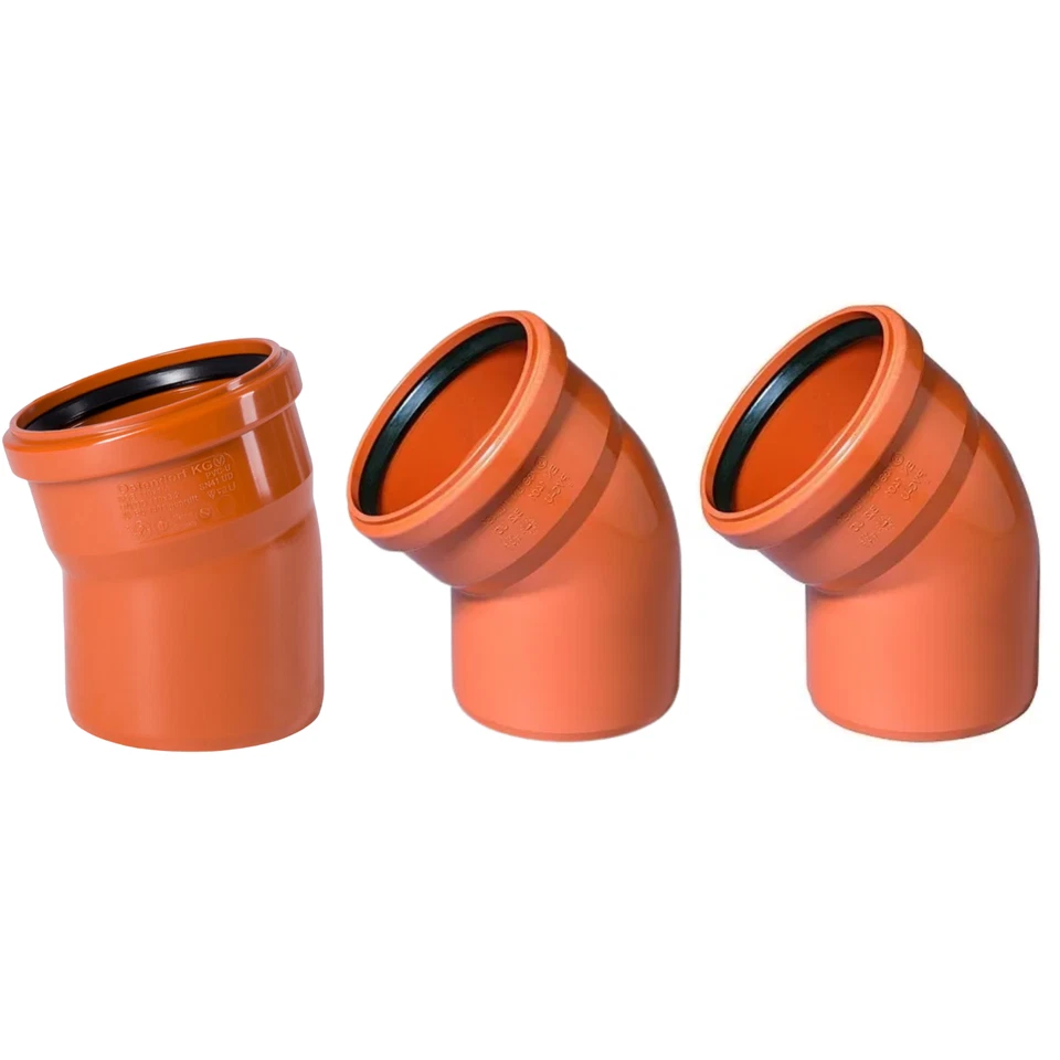 OSTENDORF KG Bogen DN 125 in 15°, 30°, 45° und 87° Kanalbogen KG Winkel