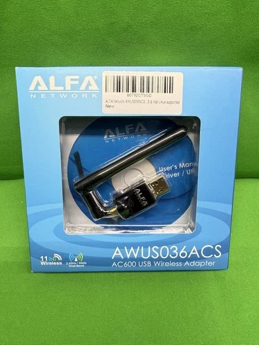 Alfa AWUS036ACS 802.11ac 433mbps Dual Band Long Range WiFi USB Adapter