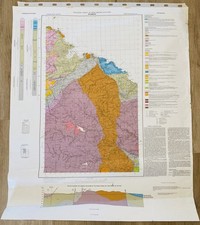Original 1980 Geological Survey Scotland Dunbar BGS Map 1:50,000 Sheet 33E