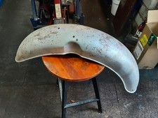 Norton 650SS Atlas Front Mudguard Original. Chrome Removed Ripe For Restoration