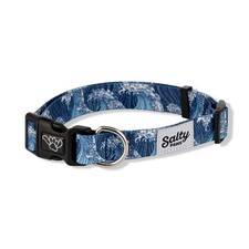 Boy and Girl Dog Collar Large 18-26 Inch for Dogs 50-90 lbs Blue Wave