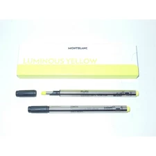 New* Montblanc Luminous Yellow Document Marker Refill (2x1) 128252 for 166/166R