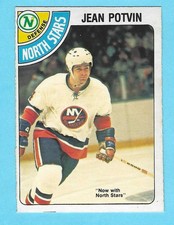 1978-79 OPC 287 Jean Potvin Minnesota North Stars! NM-MT!   *SET BREAK*