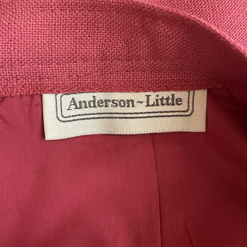 Anderson Little Vintage Skirt Size 28 Pink Wool Blend Midi Skirt - Picture 7 of 9