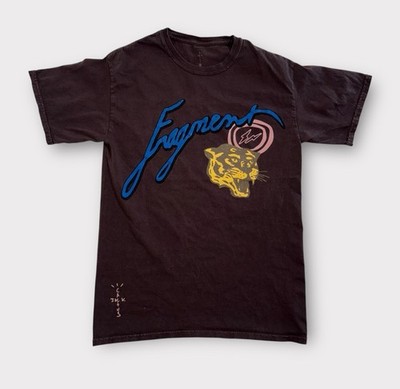 Cactus Jack Fragment T-Shirt Adult Small Brown Short Sleeve Travis Scott