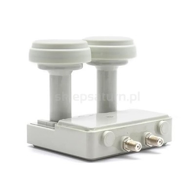 LNB Monoblock TWIN 4,3 °  ,ASTRA19,2 ASTRA23,5 HOTBIRD13, 2 Teilnehmer DVB-S2,4K