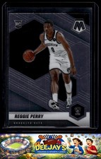 2020-21 Panini Mosaic #244 Reggie Perry Rookie Brooklyn Nets