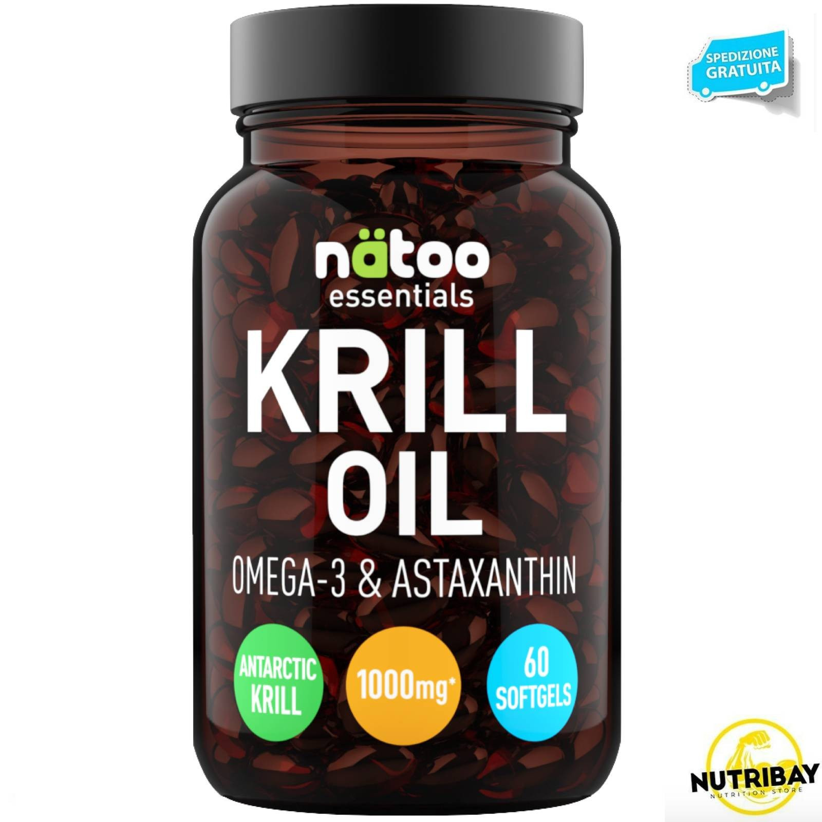 NATOO ESSENTIALS KRILL OIL 60 SOFTGELS OLIO DI KRILL