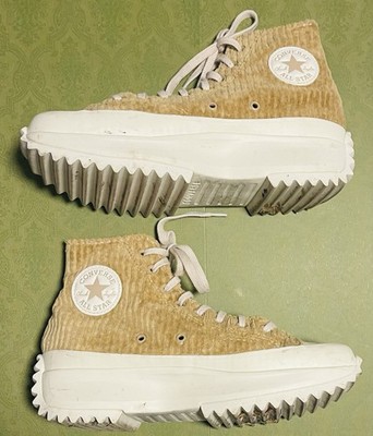 Converse Run Star Hike Hi Cozy Utility Sneakers 'Nomad Khaki' - A03253C - Size 8