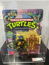 Playmates TMNT Leonardo Action Figure 1988 Series 1 AFA 75 Graded