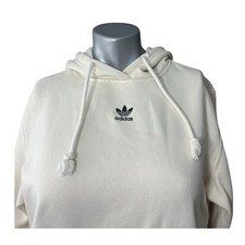 Adidas Essentials Oversized Women's Size S Small Hoodie Ivory Sweatshirt White