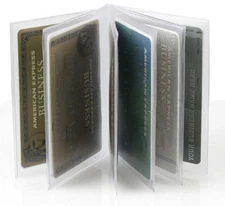 Mens Wallet Inserts Card and Photo Holder - 6 Page