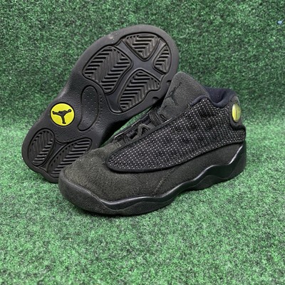 Nike Air Jordan 13 Retro TD Black Cat Toddler Sneakers 916909-011 Size US  9c