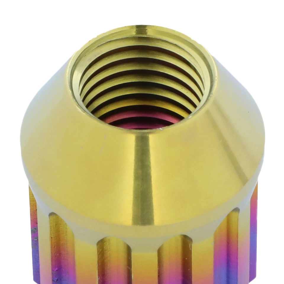 Juego de tuercas de rueda de extremo abierto NRG LN-T210MC-21 16 piezas M12x1,25 27 mm con 4 cerraduras + llave Foto 2 de 4