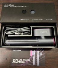 Jack Rose Travel Steamer 100-220V, 15s Heat, 2-in-1 Iron, Ceramic Plate Global